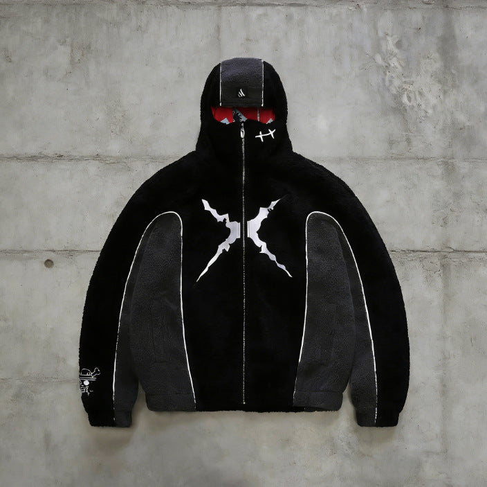 TØRAX® — Voidface Y2K Fleece Jacket