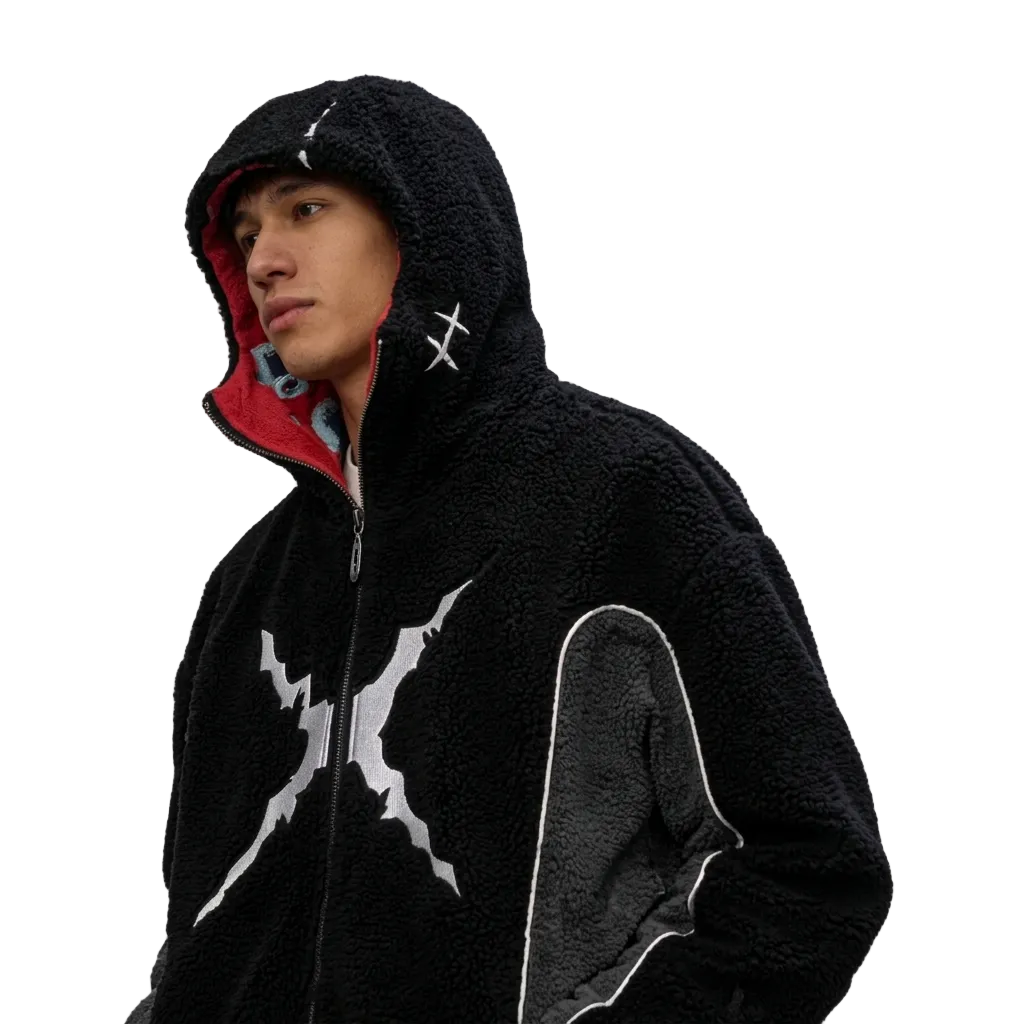 TØRAX® — Voidface Y2K Fleece Jacket